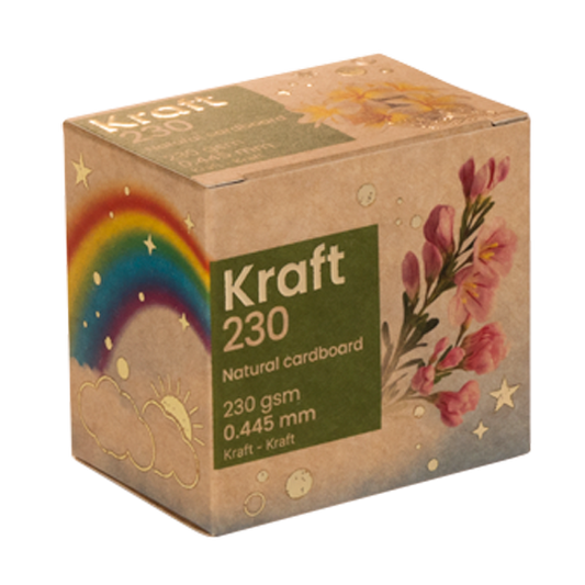 Natural kraft box 230 gsm